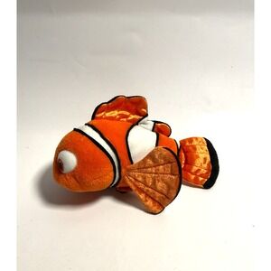 Disney  Parks Finding Nemo Dory Clown Fish Orange White Plush Stuffed Animal 10"